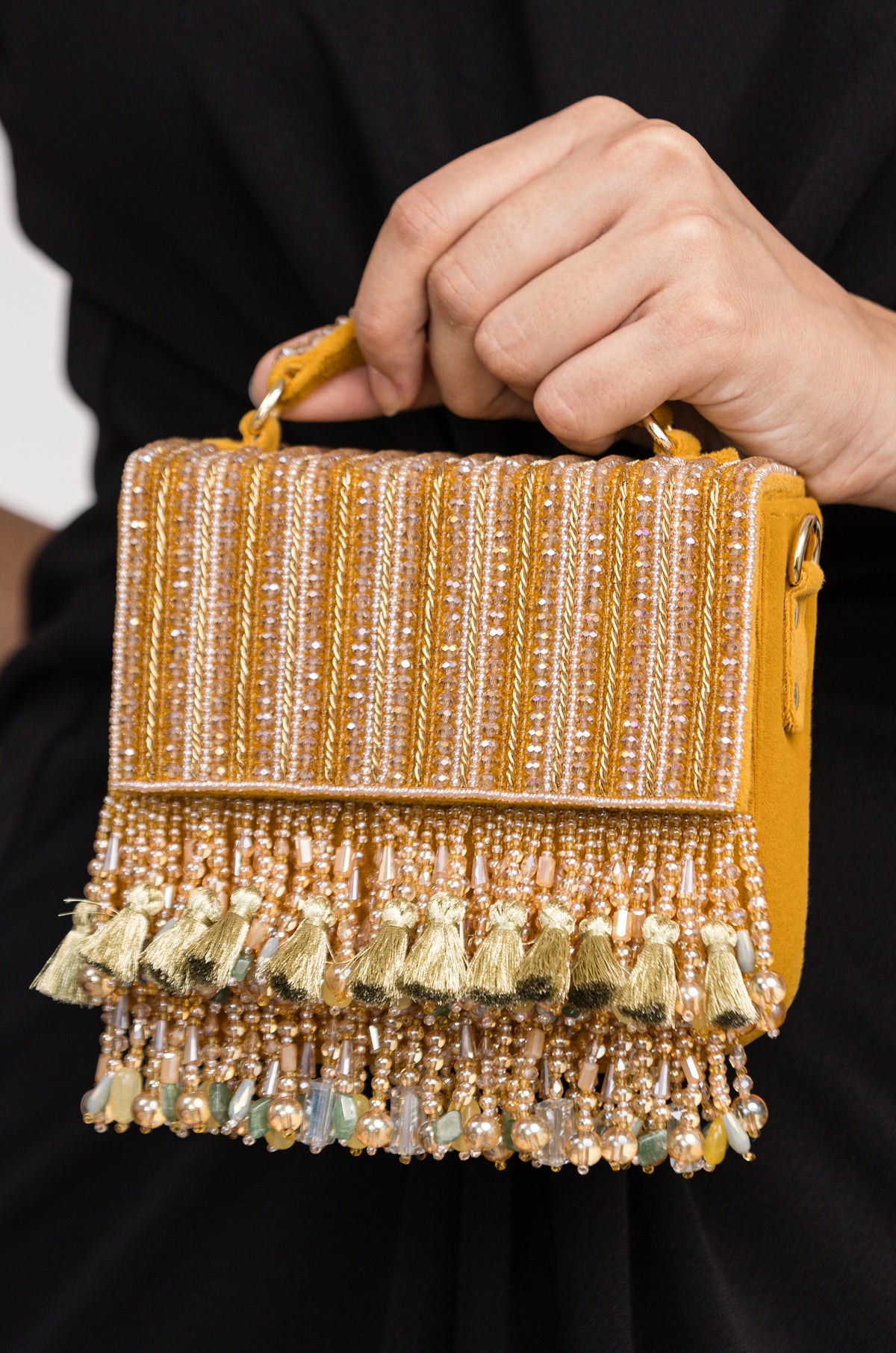 NAZ BOX BAG 2.0 (OCHRE) The Right Sided